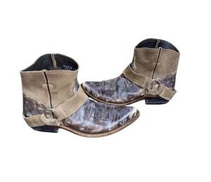 Golden Goose Deluxe Brand Venezia Western Cowgirl Ankle Boots Sz 36 Pointed Toe